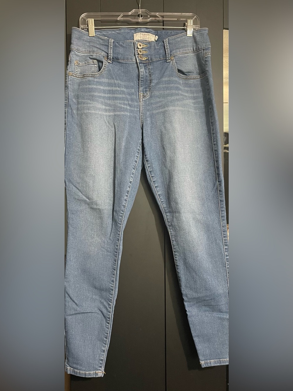 torrid Light Wash Blue High-Rise Skinny Jeans